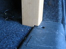 Detail hinterer Fuss vom Untergestell